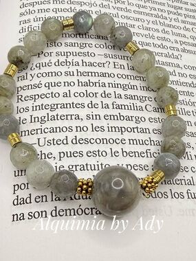 Alquimia Bracelet – Labradorite + Amid Siege & Stars